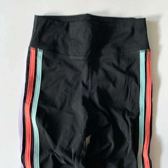 NEW Hanna Andersson Girl Active Striped MadeToStretch Leggings 6-7 years 120 cm - Picture 3 of 9